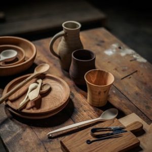 Handcrafted Wooden Shelves